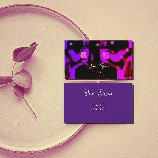 Carte De Visite soeurs avec lampe no2