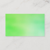 Carte de visite Soft Greens (Dos)