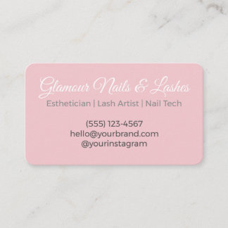 Carte De Visite Soft Luxury Beauty/Wellness Parlor