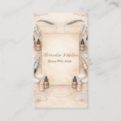 Carte De Visite Soft Neutral PMU Studio Branding (Devant)