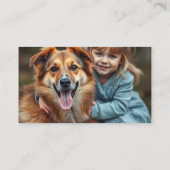 Carte De Visite Soft Pink QR Code Photo Social Media Icons Contenu (Dos)