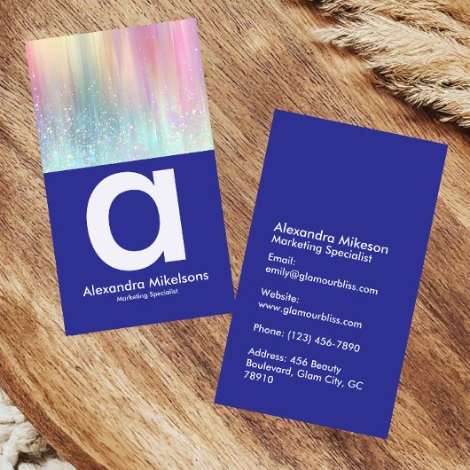 Carte De Visite Soft Rainbow Aesthetic Branding