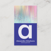 Carte De Visite Soft Rainbow Aesthetic Branding (Devant)