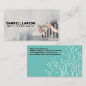 Carte De Visite Software Developer | Data Analyst Graph (Devant / Derrière)