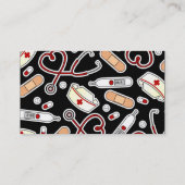 Carte de visite soignant ou infirmière (Dos)