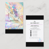 Carte De Visite Soigner l'énergie/ Intuitif/ Reiki/ Tarot/ Esotéri (Devant / Derrière)