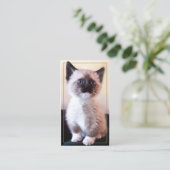 Carte De Visite Soin animal professionnel avec photo remplaçable (Debout devant)