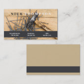 Carte De Visite Soin de Chambre de charpentier de dépanneur de (Devant / Derrière)