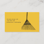 Carte De Visite Soin de jardinage de aménagement de pelouse de (Dos)