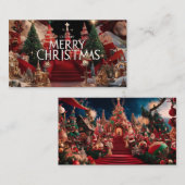 Carte De Visite Soin de Noël (Devant / Derrière)