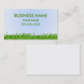 Carte De Visite Soin de pelouse (Devant / Derrière)