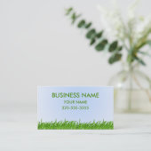 Carte De Visite Soin de pelouse (Debout devant)