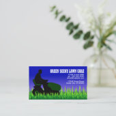 Carte De Visite soin de pelouse de la scène verte (Debout devant)