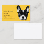 Carte De Visite Soin des animaux familiers se reposant d'animal (Devant / Derrière)