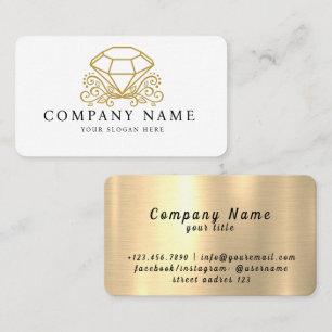 Carte De Visite Soin du corps mince Diamant Beauté pour femmes Spa