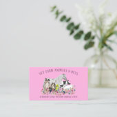 Carte De Visite Soin mixte pour animaux de compagnie (Debout devant)