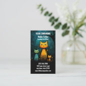 Carte De Visite Soin Parfait – Garde de Chat (Debout devant)