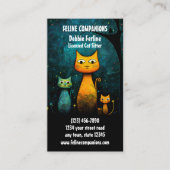 Carte De Visite Soin Parfait – Garde de Chat (Devant)