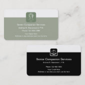 Carte De Visite Soin supérieur d'infirmière (Devant / Derrière)