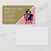 Carte De Visite Soins à domicile Médicale (Devant / Derrière)