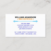 Carte De Visite Soins automobiles modernes, Ventes de voitures, Dé (Dos)