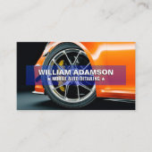 Carte De Visite Soins automobiles modernes, Ventes de voitures, Dé (Devant)