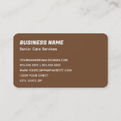 Carte De Visite Soins aux aînés (Dos)