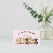 Carte De Visite Soins aux animaux de compagnie mignons Prochain Gr (Debout devant)