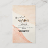 Carte De Visite Soins de base simples et professionnels (Dos)