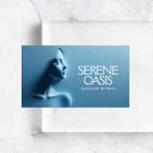 Carte De Visite Soins de beauté sereins, Massage, Spa