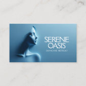 Carte De Visite Soins de beauté sereins, Massage, Spa (Devant)