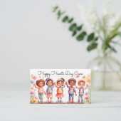 Carte De Visite Soins de jour mignonnes Baby sitting Business (Debout devant)