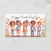 Carte De Visite Soins de jour mignonnes Baby sitting Business (Devant)