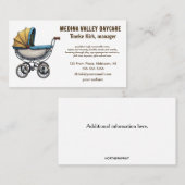 Carte De Visite Soins de jour modifiables (Devant / Derrière)