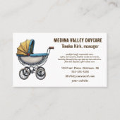 Carte De Visite Soins de jour modifiables (Devant)