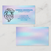 Carte De Visite Soins de la peau de beauté pour femmes | Médecin (Devant / Derrière)