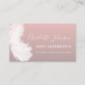 Carte De Visite Soins de la peau esthétique Nurse rose (Devant)