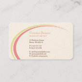 Carte De Visite Soins de la peau | Santé (Dos)