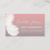 Carte De Visite Soins de la peau Soins esthétique Infirmière rose (Devant)