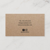 Carte De Visite Soins de massage cardiaque (Dos)