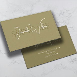 Carte De Visite Soins de peau minimalistes professionnels élégants