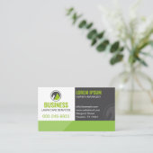 Carte De Visite Soins de pelouse modernes et professionnels Médias (Debout devant)