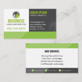 Carte De Visite Soins de pelouse modernes et professionnels Médias (Devant / Derrière)