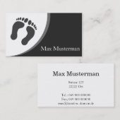 Carte De Visite Soins de pied (Devant / Derrière)