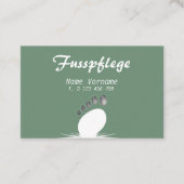 Carte De Visite Soins de pied (Devant)