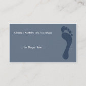 Carte De Visite Soins de santé (Dos)