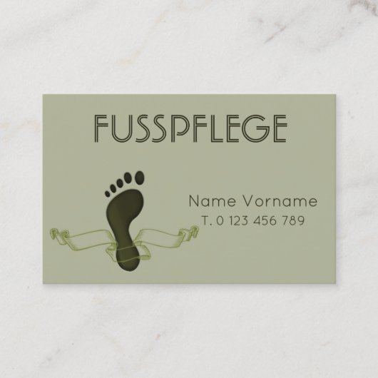 Carte De Visite Soins de santé (Devant)