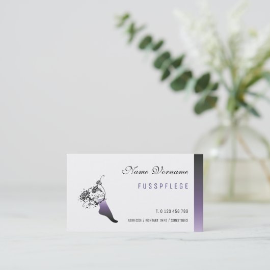 Carte De Visite Soins de santé (Debout devant)