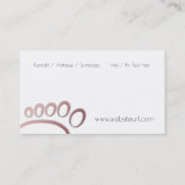 Carte De Visite Soins de santé (Dos)