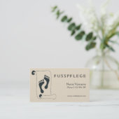 Carte De Visite Soins de santé (Debout devant)